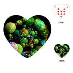 Abstract Balls Color About Playing Cards (heart) 