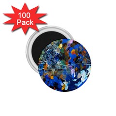 Abstract Farm Digital Art 1.75  Magnets (100 pack) 