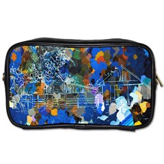 Abstract Farm Digital Art Toiletries Bags