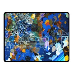 Abstract Farm Digital Art Fleece Blanket (Small)