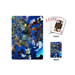 Abstract Farm Digital Art Playing Cards (Mini) 