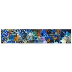 Abstract Farm Digital Art Flano Scarf (Small)