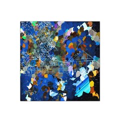 Abstract Farm Digital Art Satin Bandana Scarf