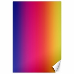 Abstract Rainbow Canvas 12  X 18   by Nexatart