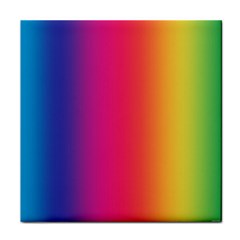 Abstract Rainbow Face Towel by Nexatart