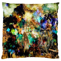 Abstract Digital Art Large Cushion Case (two Sides)