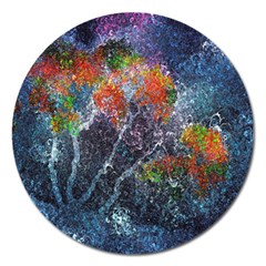 Abstract Digital Art Magnet 5  (round) by Nexatart