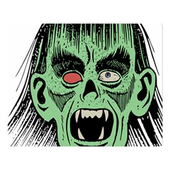 Zombie Face Vector Clipart Double Sided Flano Blanket (large)  by Nexatart