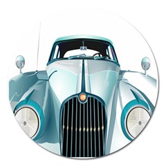 Oldtimer Car Vintage Automobile Magnet 5  (round) by Nexatart