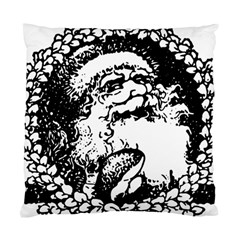 Santa Claus Christmas Holly Standard Cushion Case (two Sides) by Nexatart