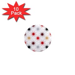 Pearly Pattern 1  Mini Magnet (10 Pack)  by Nexatart