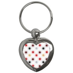 Pearly Pattern Key Chains (heart)  by Nexatart