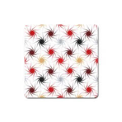 Pearly Pattern Square Magnet by Nexatart