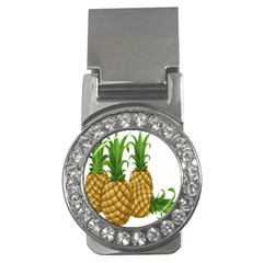 Pineapples Tropical Fruits Foods Money Clips (cz) 