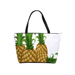 Pineapples Tropical Fruits Foods Shoulder Handbags by Nexatart
