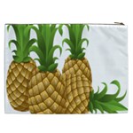 Pineapples Tropical Fruits Foods Cosmetic Bag (XXL)  Back