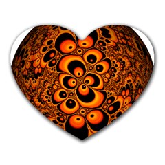 Fractals Ball About Abstract Heart Mousepads