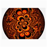 Fractals Ball About Abstract Large Glasses Cloth (2-Side) Back