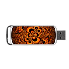 Fractals Ball About Abstract Portable Usb Flash (one Side) by Nexatart