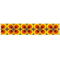 Seventies Hippie Psychedelic Circle Flano Scarf (large) by Nexatart