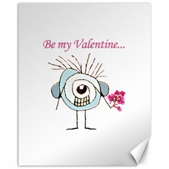 Valentine Day Poster Canvas 11  X 14   by dflcprints