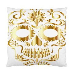 Sugar Skull Bones Calavera Ornate Standard Cushion Case (one Side)