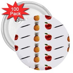 Ppap Pen Pineapple Apple Pen 3  Buttons (100 Pack)  by Nexatart