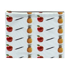 Ppap Pen Pineapple Apple Pen Cosmetic Bag (xl) by Nexatart