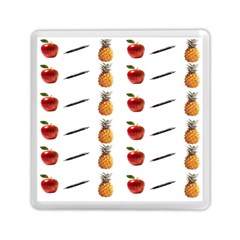 Ppap Pen Pineapple Apple Pen Memory Card Reader (square)  by Nexatart