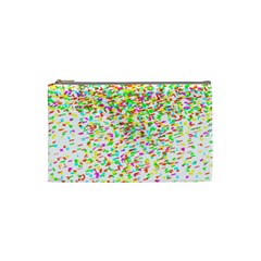 Confetti Celebration Party Colorful Cosmetic Bag (small)  by Nexatart