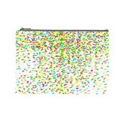 Confetti Celebration Party Colorful Cosmetic Bag (large)  by Nexatart