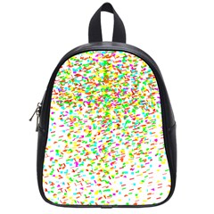 Confetti Celebration Party Colorful School Bags (small)  by Nexatart