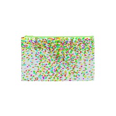 Confetti Celebration Party Colorful Cosmetic Bag (xs) by Nexatart