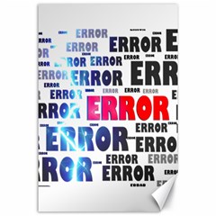 Error Crash Problem Failure Canvas 24  X 36  by Nexatart