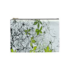 Floral Pattern Background Cosmetic Bag (medium) 