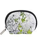 Floral Pattern Background Accessory Pouches (Small)  Front