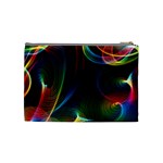 Abstract Rainbow Twirls Cosmetic Bag (Medium)  Back