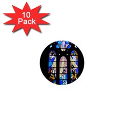 Art Church Window 1  Mini Magnet (10 pack) 