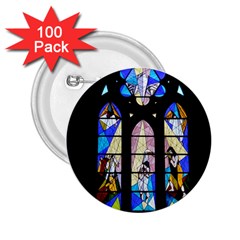 Art Church Window 2.25  Buttons (100 pack) 