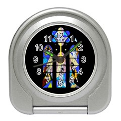 Art Church Window Travel Alarm Clocks