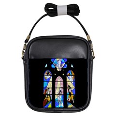 Art Church Window Girls Sling Bags