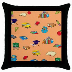 School Rocks! Throw Pillow Case (black) by athenastemple