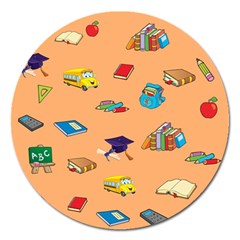 School Rocks! Magnet 5  (round) by athenastemple