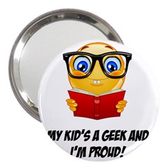 Geek Kid 3  Handbag Mirrors by athenastemple