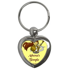 Athena s Temple Key Chains (heart)  by athenastemple