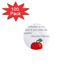 Fruit Of Education 1  Mini Magnets (100 Pack)  by athenastemple