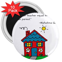 No School Greater    3  Magnets (10 Pack) 