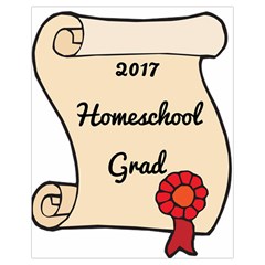 2017 Homeschool Grad! Drawstring Bag (small)