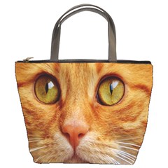 Cat Red Cute Mackerel Tiger Sweet Bucket Bags by Nexatart