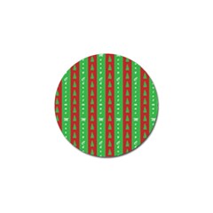 Christmas Tree Background Golf Ball Marker (10 Pack)